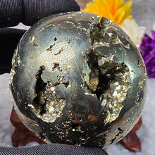 Load image into Gallery viewer, Pyrite Sphere – 黄铁矿圆球摆件
