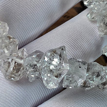 Load image into Gallery viewer, Raw Herkimer Diamond Bracelet – Natural Double Terminated Quartz
