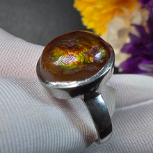 Load image into Gallery viewer, Mexican Fire Agate Ring (Non-Adjustable) – 墨西哥火玛瑙戒指
