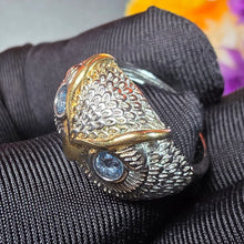 Load image into Gallery viewer, London Blue Topaz Ring (Adjustable) – 倫敦藍托帕石可調節戒指
