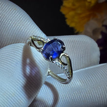 Load image into Gallery viewer, Iolite Ring (Adjustable) – 堇青石可调节戒指
