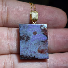 Load image into Gallery viewer, Sugilite Pendant with Chain (South Africa) – 南非舒俱来吊坠配链
