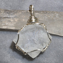 Load image into Gallery viewer, Apophyllite Wire Wrapped Pendant – 鱼眼石绕线吊坠
