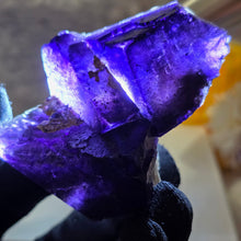 Load image into Gallery viewer, Purple Fluorite Specimen (Mexico) – 墨西哥天然紫色萤石矿物标本
