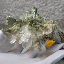 Load image into Gallery viewer, Green Phantom Quartz Cluster (Pakistan) – 巴基斯坦绿幽灵水晶簇
