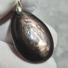 Load image into Gallery viewer, Hypersthene Pendant – Grounding &amp; Focus Stone
