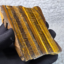 Load image into Gallery viewer, Yellow Tiger Eye Slab Display – Wealth Focus, Confidence &amp; Protective Energy

