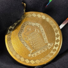 Load image into Gallery viewer, Hand-Drawn Tibetan Zashi Lhamo Pendant (Yellow) – 手绘藏传黄色扎基拉姆吊坠

