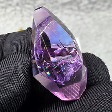 Load image into Gallery viewer, Polished Amethyst Azeztulite – Calm, Intuition &amp; High-Vibration Energy
