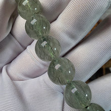 Load image into Gallery viewer, Green Rutile Quartz Bracelet – Vitality, Protection &amp; Abundant Energy
