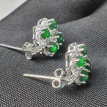 Load image into Gallery viewer, Jadeite Ear Stud Earrings – Timeless Harmony Jewellery
