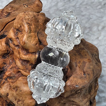 Load image into Gallery viewer, Clear Quartz Vajra (Dorje)
