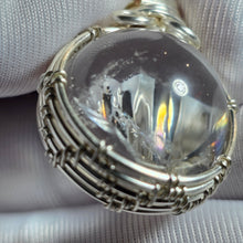 Load image into Gallery viewer, Clear Azeztulite Wire Wrapped Pendant – 白阿赛斯特莱绕线吊坠
