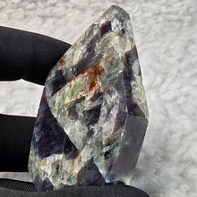 Load image into Gallery viewer, Iolite with Sunstone Specimen – Vision, Vitality &amp; Abundance
