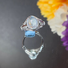 Load image into Gallery viewer, Aquamarine Ring (Adjustable) – 海蓝宝可调节戒指
