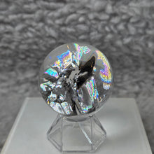 Load image into Gallery viewer, Clear Azeztulite Sphere Display – 白阿赛水晶球摆件
