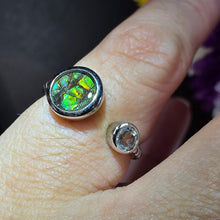 Load image into Gallery viewer, Ammolite Ring (Adjustable) – 斑彩螺可调节戒指
