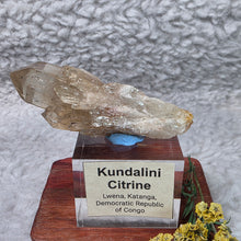Load image into Gallery viewer, Kundalini Citrine (Congo) – Wealth Activation, Life Force &amp; Spiritual Awakening
