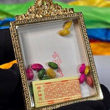 Load image into Gallery viewer, Hand-Drawn Tibetan Zashi Lhamo Pendant (Big Blue) – 手绘藏传大号蓝色扎基拉姆吊坠
