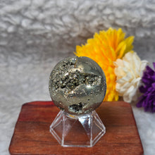Load image into Gallery viewer, Pyrite Sphere – 黄铁矿圆球摆件
