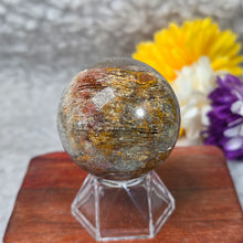 Load image into Gallery viewer, Mixed Phantom Sphere – 彩幽灵千层水晶圆球摆件
