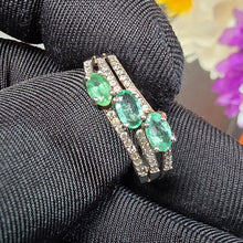 Load image into Gallery viewer, Emerald Ring (Adjustable) – 祖母绿可调节戒指
