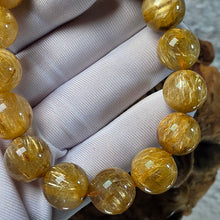Load image into Gallery viewer, Golden Rutilated Quartz Bracelet – 金发晶手链 (Good Grade)
