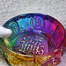Load image into Gallery viewer, Rainbow Liuli Wealth Bowl Display – 彩虹琉璃聚宝盆摆件
