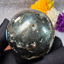 Load image into Gallery viewer, Pyrite Sphere – 黄铁矿圆球摆件
