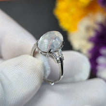 Load image into Gallery viewer, Good Grade Moonstone Ring (Adjustable) – 优质月光石可调节戒指
