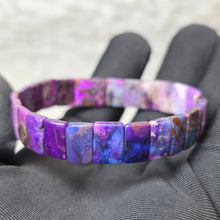 Load image into Gallery viewer, Good Grade Sugilite Flat Bracelet – Emotional Healing &amp; Protection
