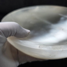Load image into Gallery viewer, Good Grade Polished Selenite Bowl Display (20cm) – 优质透石膏抛光碗摆件
