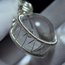 Load image into Gallery viewer, Clear Azeztulite Wire Wrapped Pendant – 透明白阿赛斯特莱特水晶绕线吊坠

