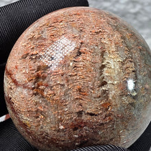 Load image into Gallery viewer, Mixed Phantom Quartz Sphere – Growth, Manifestation &amp; Layered Energy
