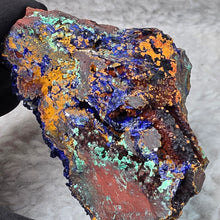 Load image into Gallery viewer, Raw Azurite Specimen Display (Laos) – 老挝原矿蓝铜矿标本摆件
