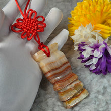 Load image into Gallery viewer, Pork Belly Stone Hanging Charm – 五花肉石挂件
