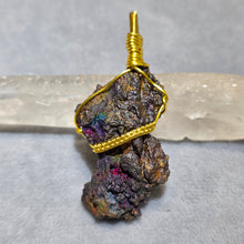 Load image into Gallery viewer, Iridescent Goethite Wire Wrapped Pendant – 彩虹针铁矿绕线吊坠 (Copy) (Copy)
