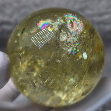Load image into Gallery viewer, Citrine Sphere Display – 黄水晶球摆件
