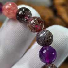 Load image into Gallery viewer, Premium Grade Super 7 Crystal Bracelet – 高品质超七水晶手链
