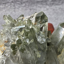 Load image into Gallery viewer, Green Phantom Quartz Cluster (Pakistan) – Growth, Prosperity &amp; Earth Energy
