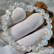Load image into Gallery viewer, Rainbow Moonstone Bracelet (Madagascar) – 马达加斯加彩光月光石手链
