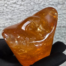 Load image into Gallery viewer, Golden Calcite Ingot Display – Wealth Attraction, Confidence &amp; Prosperity Energy
