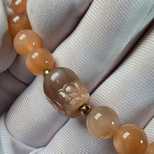 Load image into Gallery viewer, Sunstone Pixiu Bracelet – Wealth Attraction &amp; Positive Vitality
