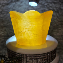 Load image into Gallery viewer, Golden Calcite Ingot Display – Wealth Attraction, Confidence &amp; Prosperity Energy
