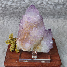 Load image into Gallery viewer, Spirit Quartz with Citrine Cluster Display – 仙人掌水晶伴黄水晶簇摆件
