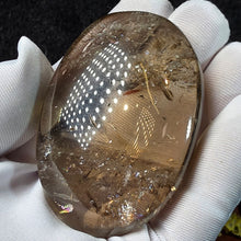 Load image into Gallery viewer, Citrine Palm Stone – 黄水晶
