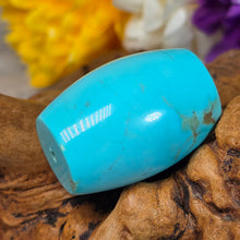 Load image into Gallery viewer, Turquoise Barrel Shaped Bead (Hubei) – 湖北绿松石桶珠路路通
