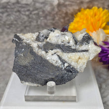 Load image into Gallery viewer, Raw Cinnabar with Dolomite Specimen – 天然朱砂共生白云石矿标
