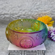 Load image into Gallery viewer, Rainbow Liuli Wealth Bowl Display – 彩虹琉璃聚宝盆摆件
