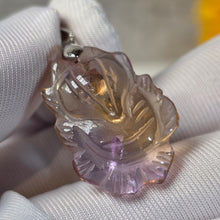 Load image into Gallery viewer, Ametrine Fox Carving Pendant – 紫黄晶狐狸雕刻吊坠
